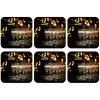 Lichtjes - Champagne - Dienblad - Glazen onderzetter kurk middel -zkaufland3dotto