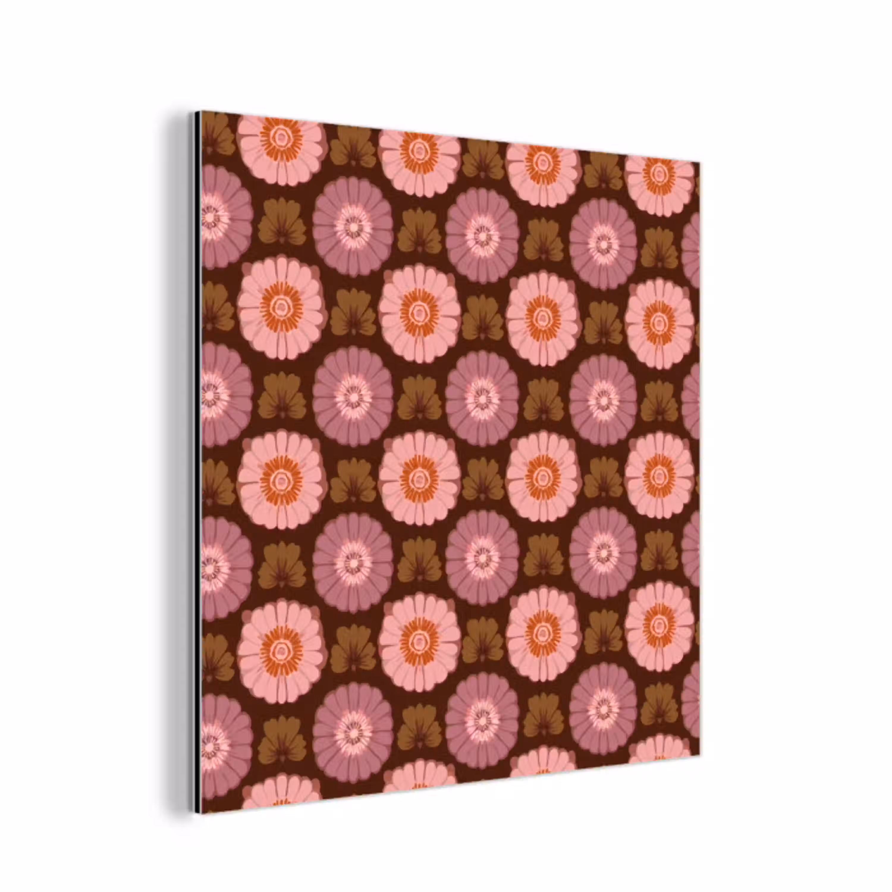 Retro - Madelief - Roze aluminium wit klein 46 -3d