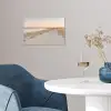 Kustlijn - Horizon - Hek poster papier klein -sfeer3