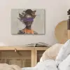 Vrouw - Zonnebril - Vlinder - Bloemen PET vilt klein -sfeer3