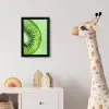 Kiwi - Groen - Fris fotolijst zwart zonder passe partout klein -usfeer4_kinderkamer