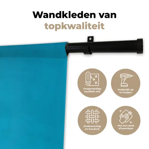 Tucan - Sokkel - Vogel - Koksmuts Wandkleed katoen klein -sfeer2