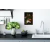 Vaas met bloemen - Schilderij van Rachel Ruysch Muursticker klein -keuken