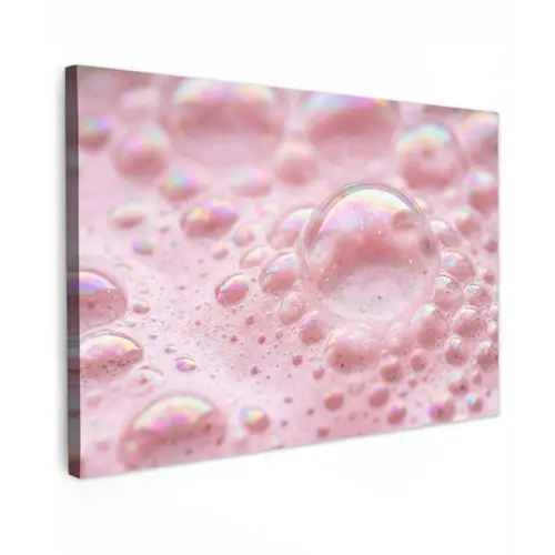 Schuim - Structuur - Roze canvas 2cm klein -z3d