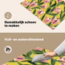 Tulpen - Botanisch - Geel Inductie beschemer met haakjes klein 777 -ky-schoon-nl