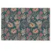 Botanisch - Patroon - Blauw Deurmat klein 898 -zkaufland3d