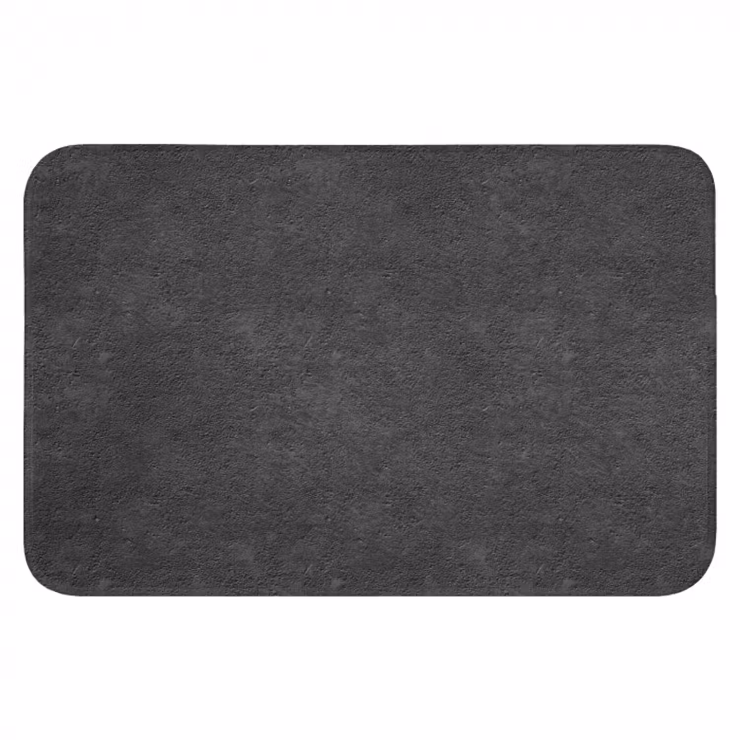 Badematte - Dunkelgrau - Asphalttextur - Rauh