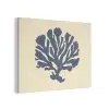 Blauw koraal - Vertakkingen - Beige PET vilt klein -3d