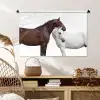 Paard - Modern - Balans Wandkleed katoen middel -sfeer5