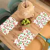 Tomaat - Paprika - Komkommer - Patroon Placemat vinyl groot 368 -zzsfeer5_Kitchenyeah-website