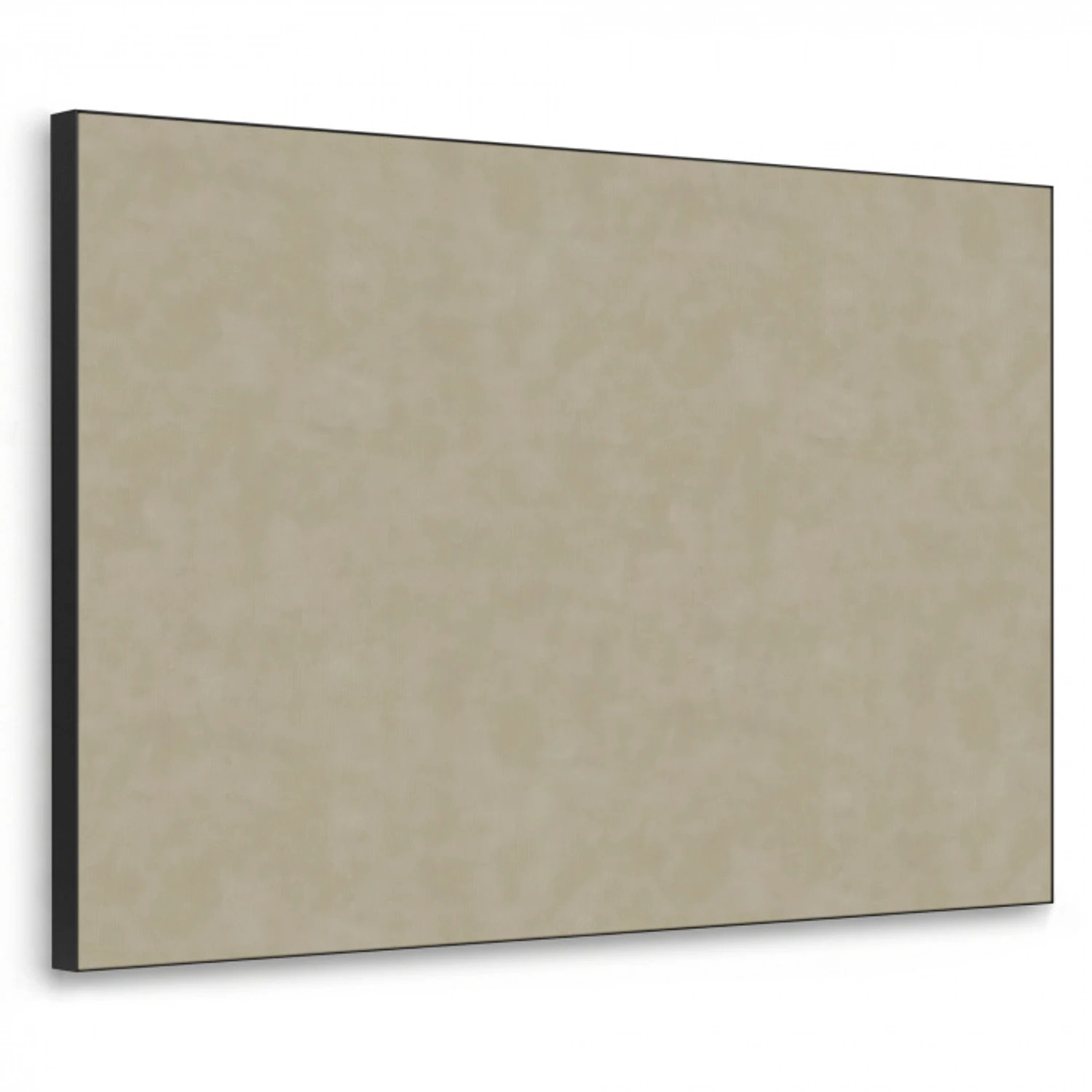 Taupekleur - Gewolkt textuur - Natuurlijk Textielframe zwart klein 947 -3d