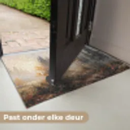 Bospad - Herfstbladeren - Natuur - Schilderachtig - Oranje Deurmat klein -USP_NL