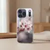 Bloesems - Meeldraden - Geel - Wazig Telefoonhoesje iPhone 17 Pro klein -sfeer2