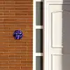 Paarse bladeren - Sierlijk Naambord Hexagon klein -sfeer3-hexagon-XS