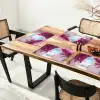 Zee - Roze - Bloemen - Poort Placemat vinyl groot -zzsfeer4_Kitchenyeah-website