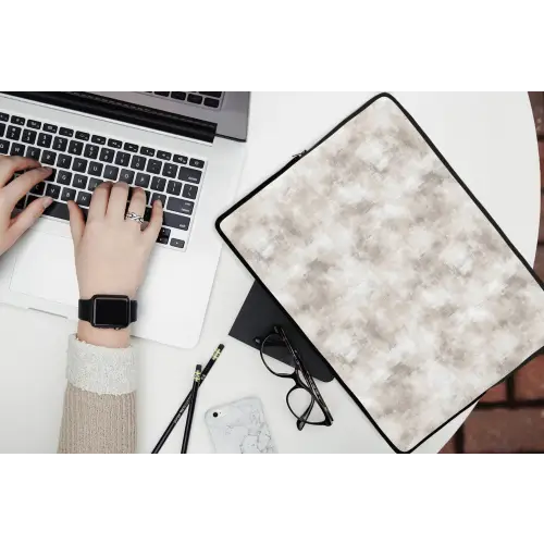 Organisch - Patroon - Gemêleerd laptophoes neopreen klein 279 -bureau
