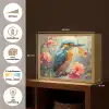 IJsvogel - Bloesem - Natuur - Vogels - Bloemen Light Box met batterij (Wandlamp) middel -USP_websiteoverzichtNL