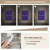 Why not - Blauw - Handgeschreven Light Box met kabel (Tafellamp) klein -USP_dimbaarNL