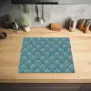 Symmetrisch - Patroon - Blauw Inductie beschermer vinyl 3mm middel 274 -sfeer5