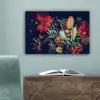 Boeket - Stilleven - Bloemen - Planten - Rood canvas 2cm klein -sfeer4