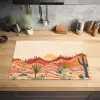 Landschap - Heuvels - Zonsondergang Inductie beschermer vinyl 3mm klein -sfeer5