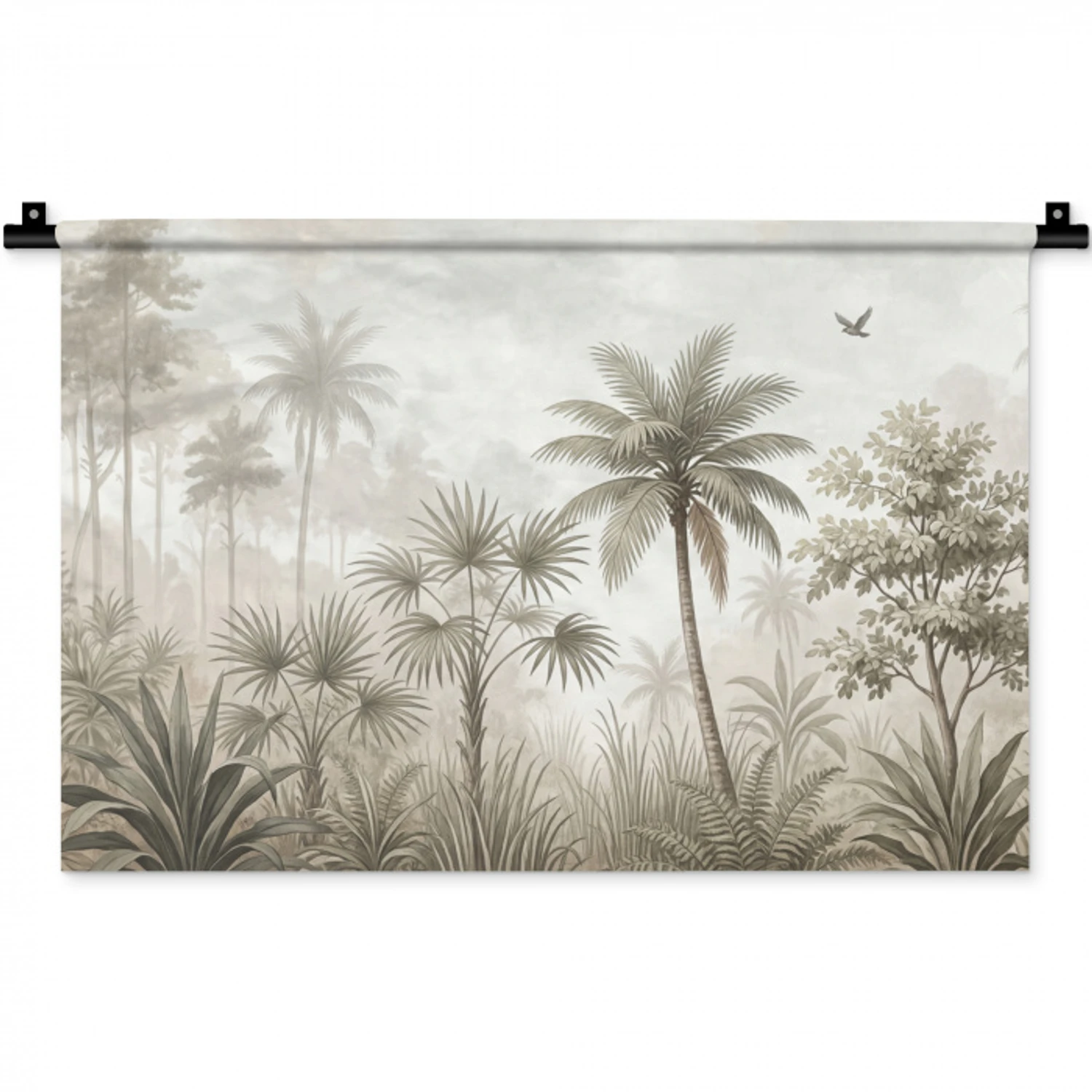Jungle - Palmbomen - Natuur Wandkleed katoen klein -zz3d