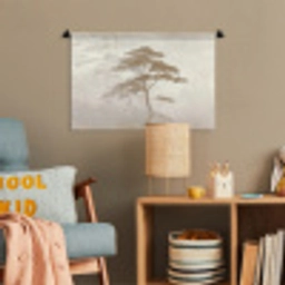 Boom - Oosterse stijl - Landschap Wandkleed katoen klein -wsfeer4_kind