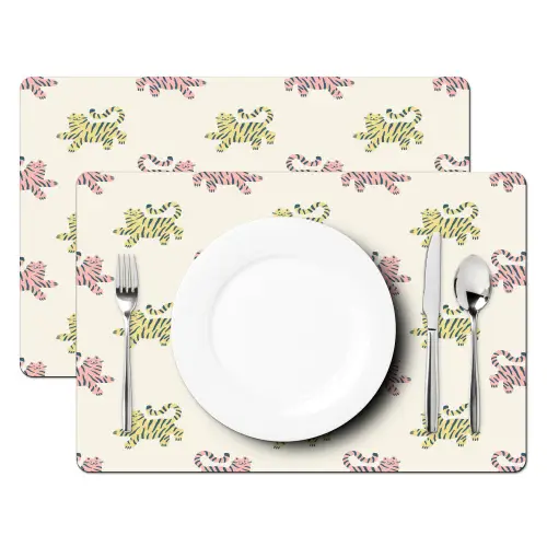 Dansend - Katten - Patroon Placemat vinyl groot 368 -zzsfeer2_Kitchenyeah-website