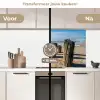 Zand - Strand - Paal - Water - Zomer keuken achterwand 2 middel -voor-na2_NL