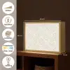 Abstract - Ruit - Beige Light Box met batterij (Wandlamp) middel 907 -USP_websiteoverzichtNL