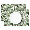 Abstract - Camouflage - Groen Placemat vinyl groot 368 -zzsfeer2_Kitchenyeah-website