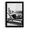 Glamour - Modern - Zwart - Wit fotolijst zwart zonder passe partout klein -3d