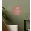 Spreuken - Papa ik lijk steeds meer op jou - Quotes - Papa - Stef Bos Wandcirkel behangsticker klein -sfeer2