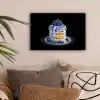 Pannenkoeken - Blauwe Bessen - Bord canvas 2cm klein -sfeer1