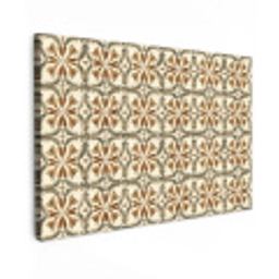 Siertegel - Patroon - Bruin canvas 2cm klein 34 -z3d
