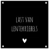 Quotes - Spreuken - Lentekriebels tuinposter los doek klein -3d