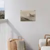 Berglandschap - Mist  - Penseelstreken tuinposter los doek klein -sfeer8