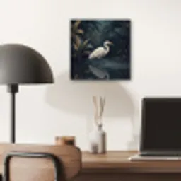 Reiger - Water - Natuur - Modern - Wit aluminium wit klein -sfeer5