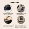 Sterrenlicht over Lupineveld Inductie beschermer vinyl 3mm middel -sfeer9