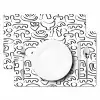 Vormen - Abstract - Zwart - Wit Placemat vinyl groot 368 -zzsfeer2_Kitchenyeah-website