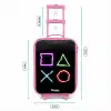 Knoppen van een gameconsole Kinderkoffer - Roze klein -productfoto_formaten