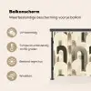 Abstract - Patroon - Bogen Balkonbeschermer Duitsland klein 596 -specs_NL