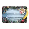 Kerstomlijsting - Sneeuw - Meerkleurig Placemat vinyl groot -zzzproduct_Kitchenyeah-website