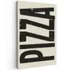 Pizza - Decoratie - Japandi - Vintage canvas 2cm klein -z3d