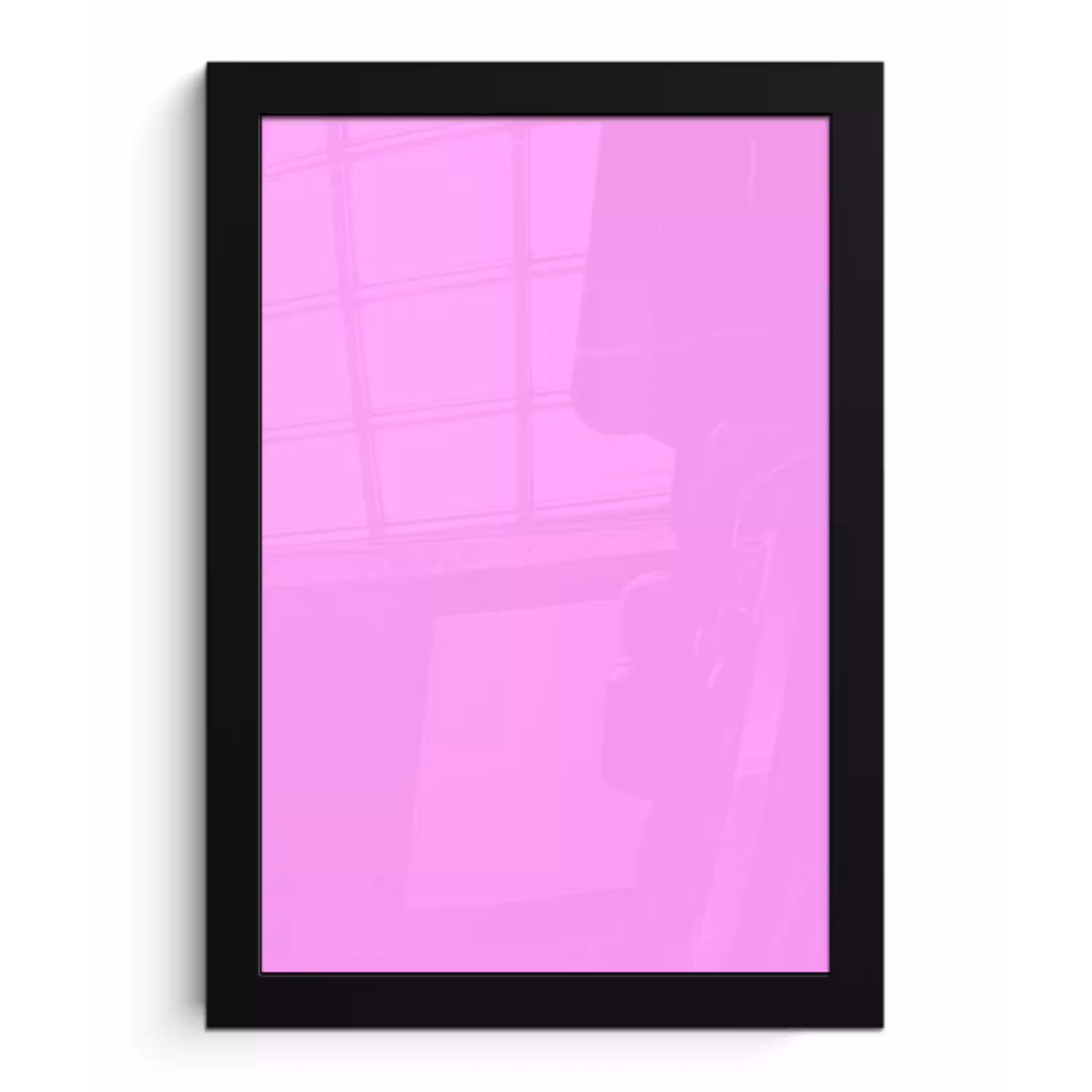 Soft - Lavender - Roze fotolijst zwart zonder passe partout klein 224 -3d