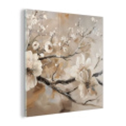 Bloemen - Natuur - Wit - Bloesem - Abstract plexiglas 5mm klein -z3d