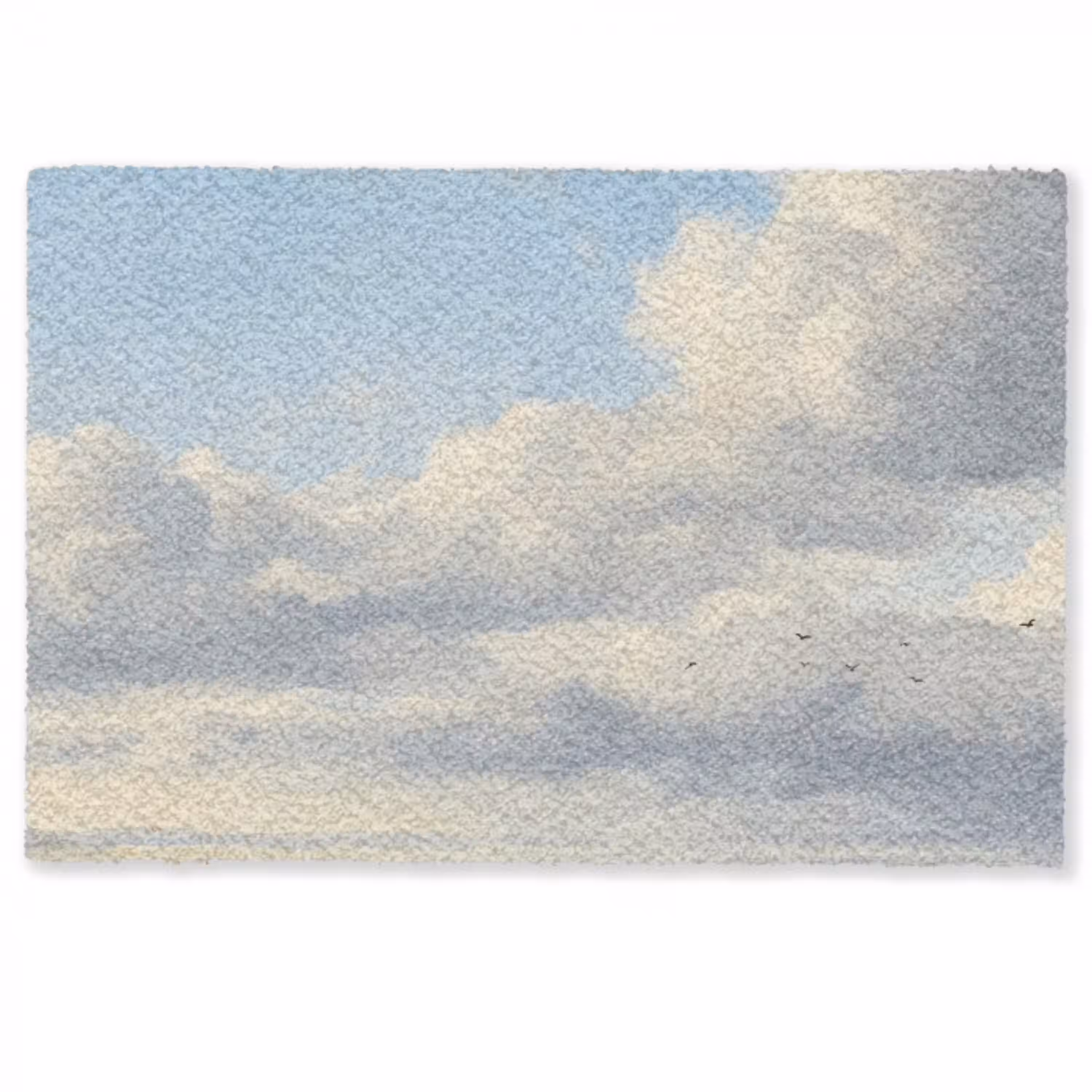 Lucht - Wolken - Natuur - Klassiek - Blauw Deurmat klein -zkaufland3d