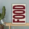 Eten - Japandi - Rood - Decoratie canvas 2cm klein -sfeer4