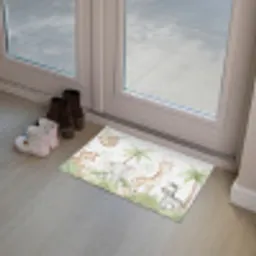 Dieren - Jungle - Pastel Deurmat klein -sfeer3