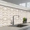 Klassiek - Motief - Terracotta keuken achterwand 2 middel 871 -3d_schuin